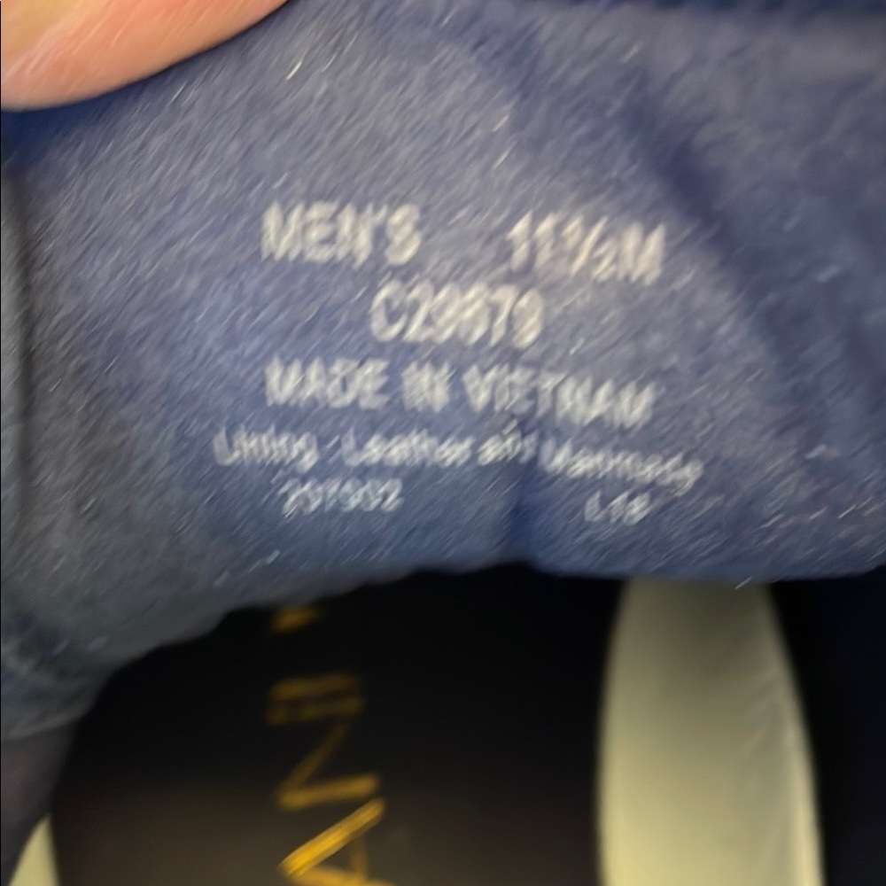 NWOT Cole Haan Men's Original Grand Shortwing Blue Suede Shoes, Size 11.5 M - Picture 7 of 8